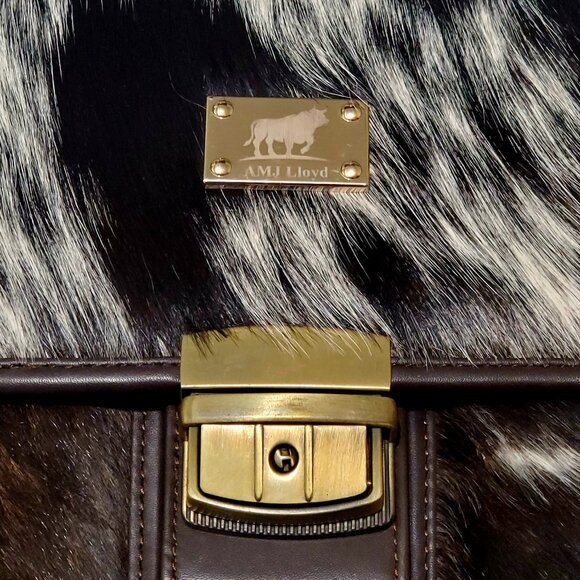 AMJ Lloyd Stylish Original Leather Hand Bag/Office Bag - Picture 3 of 6
